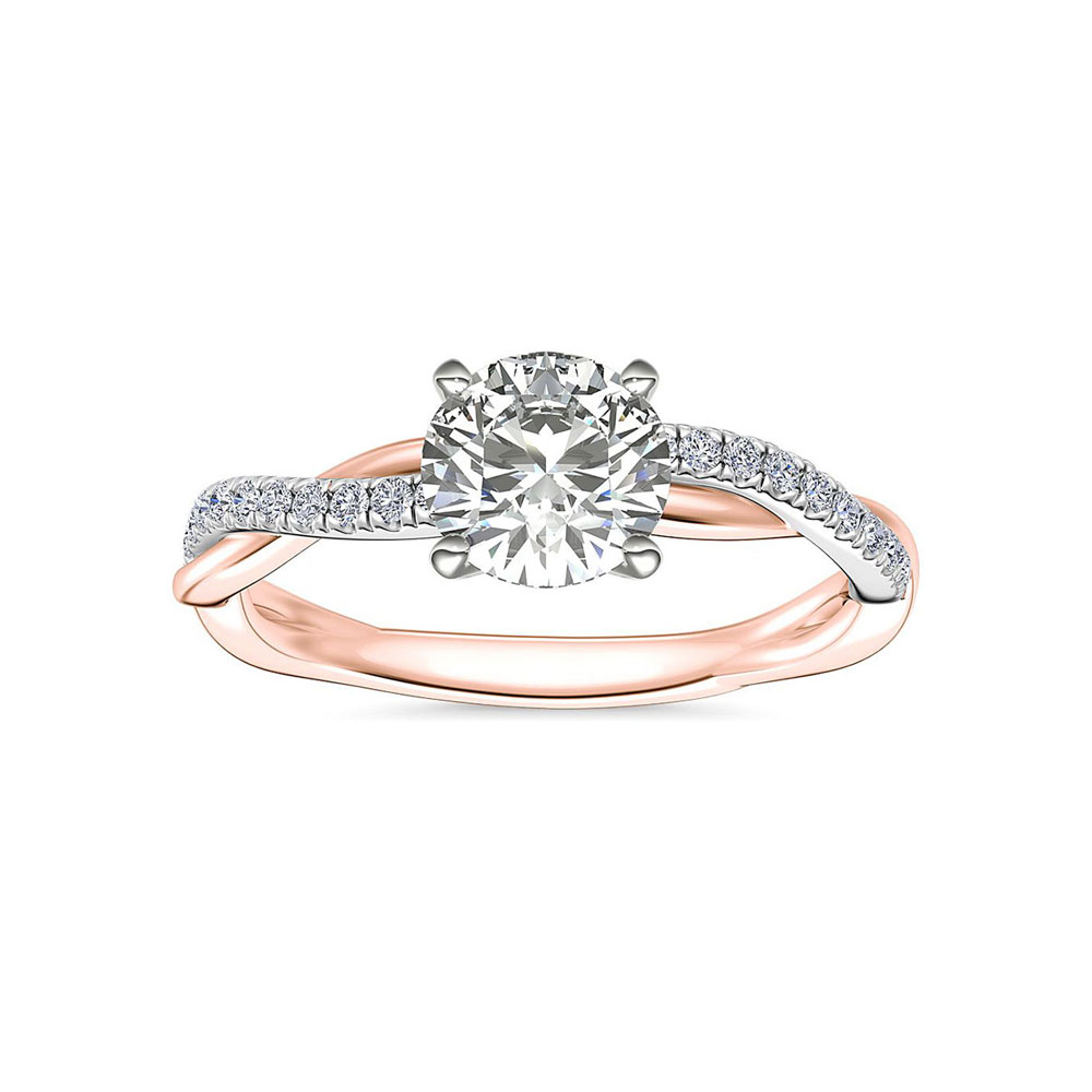 Rose gold engagement deals rings nz