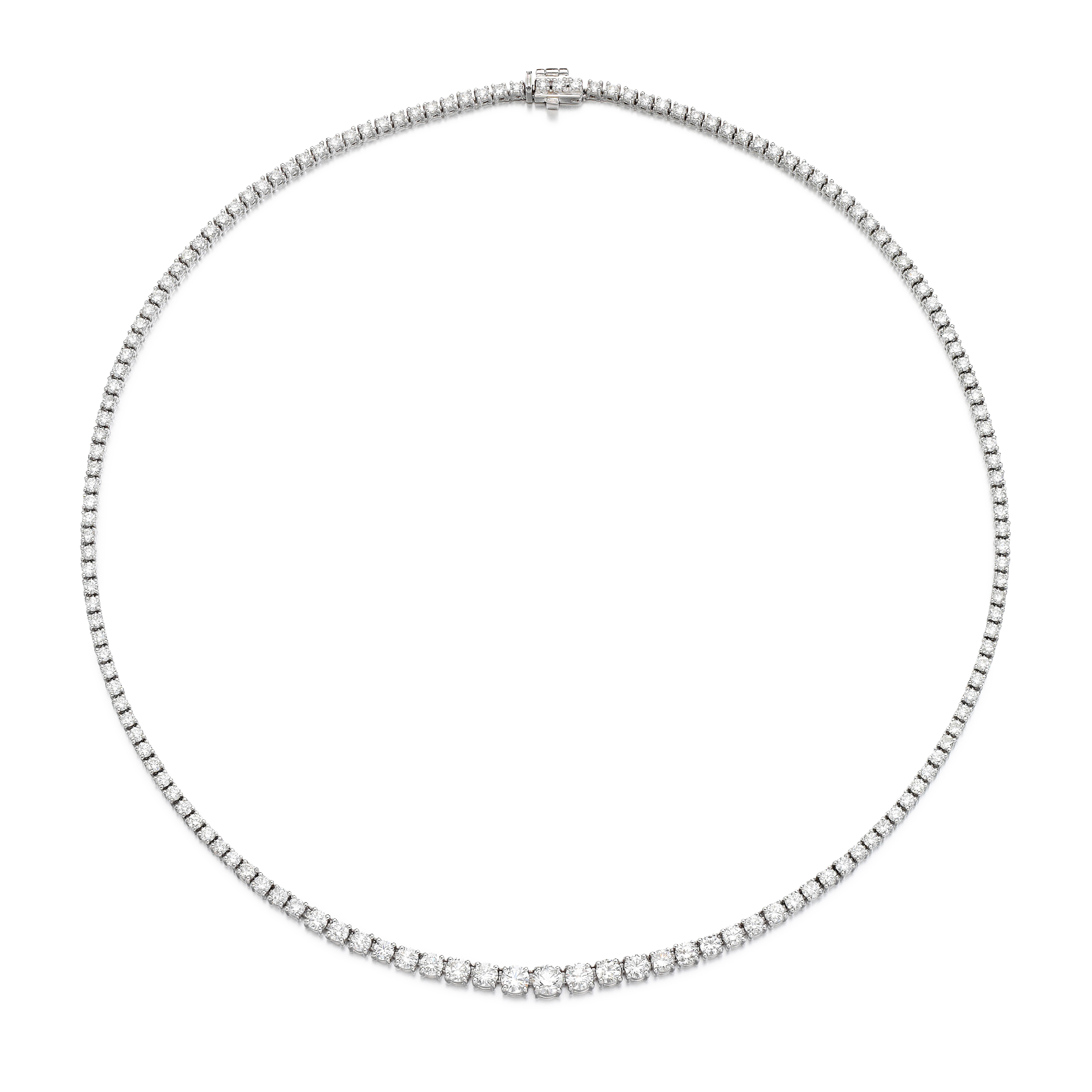 Graduated Tennis Necklace | Temple & Grace NZ