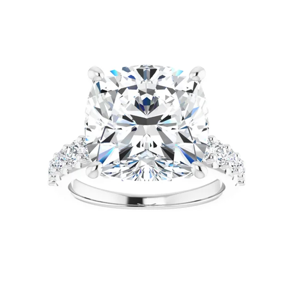 1 carat cushion cut diamond ring | Temple & Grace NZ